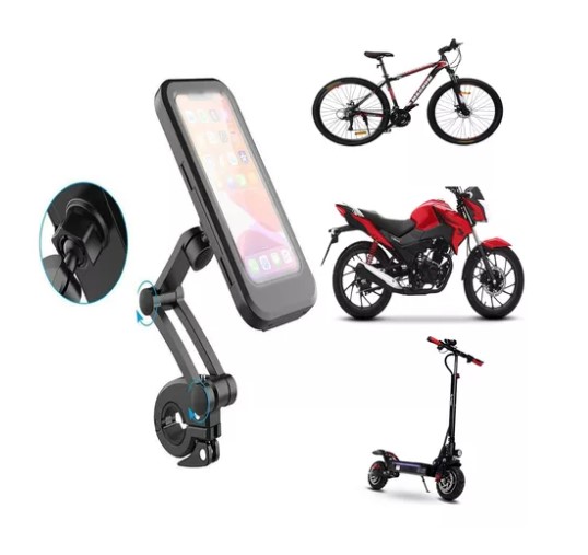 Miniatura 9 de Combo Bt-12 + Holder Moto Para Tubo
